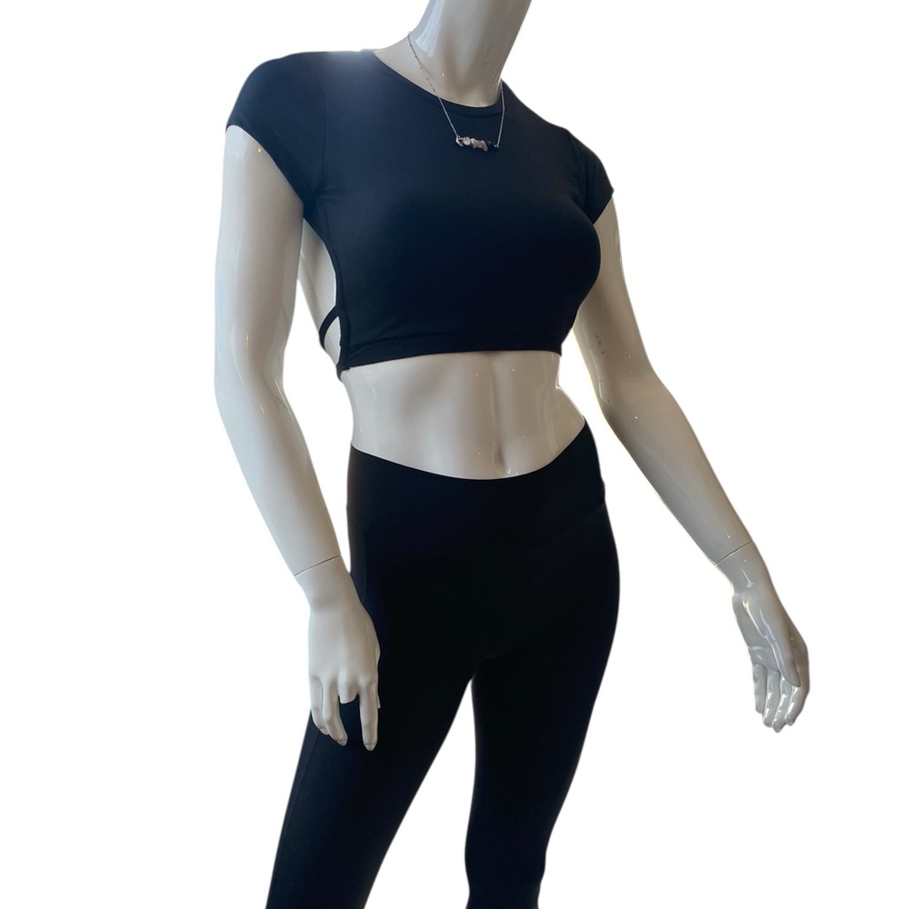 Bella Canvas Black Crop Top